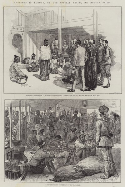 Sketches in Burma by Amedee Forestier